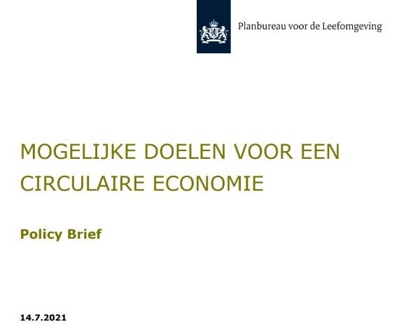 Mogelijke Doelen Voor Een Circulaire Economie – Circulaire Bouweconomie