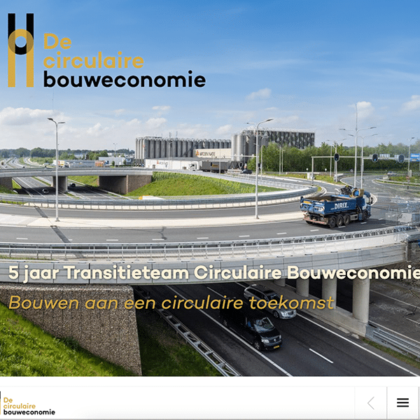 5 jaar Transitieteam Circulaire Bouweconomie