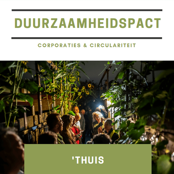 Duurzaamheidspact- Corporaties & Circulariteit