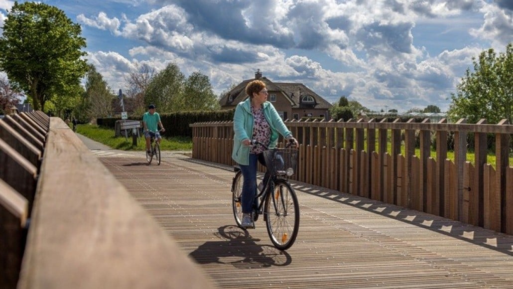 Circulaire fietsbrug
