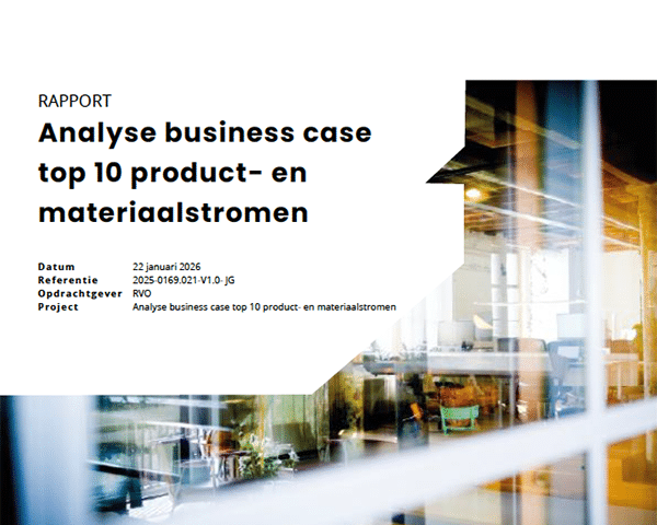 Analyse business case top 10 product- en materiaalstromen